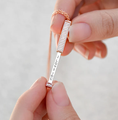 I Love You Necklace