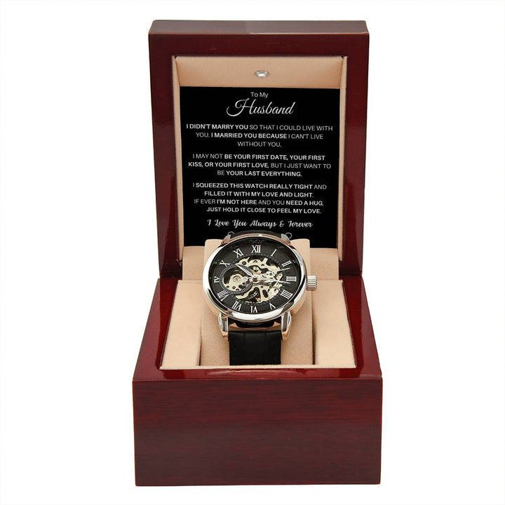 To My Husband - With Love - Open Watch