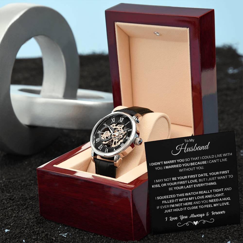 To My Husband - With Love - Open Watch