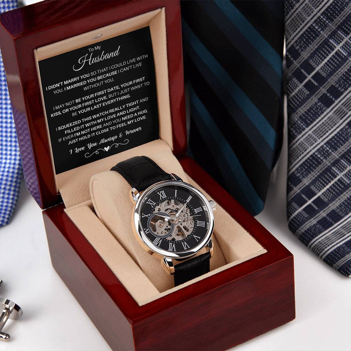 To My Husband - With Love - Open Watch