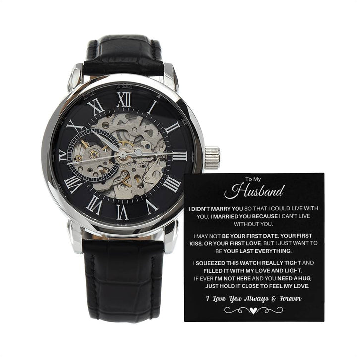 To My Husband - With Love - Open Watch