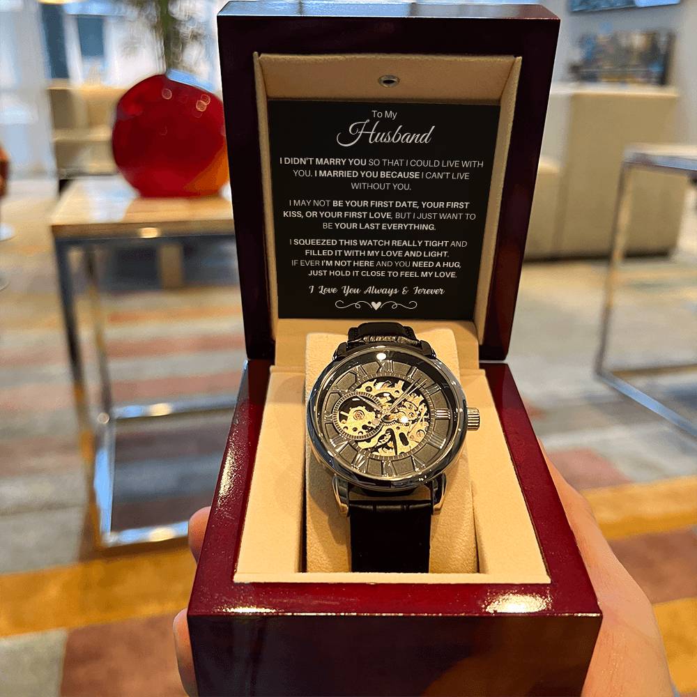 To My Husband - With Love - Open Watch