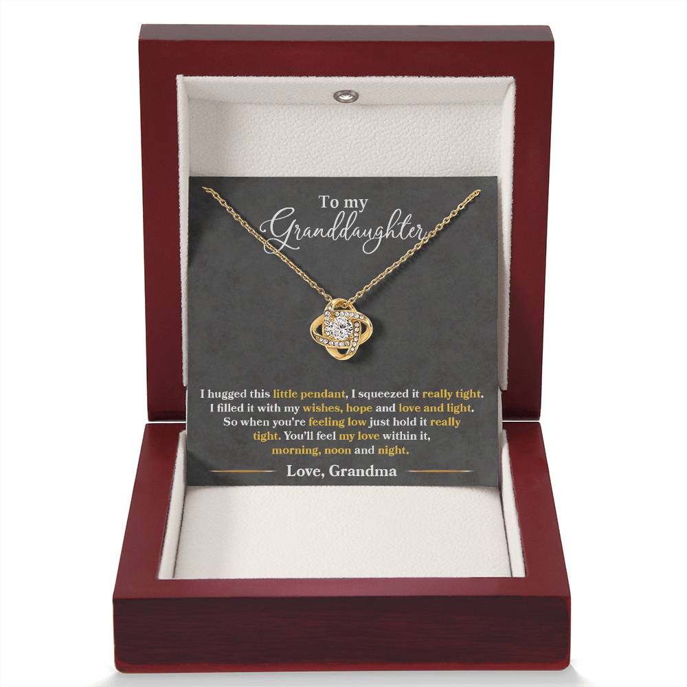 Granddaughter - I Hugged This Little Pendant