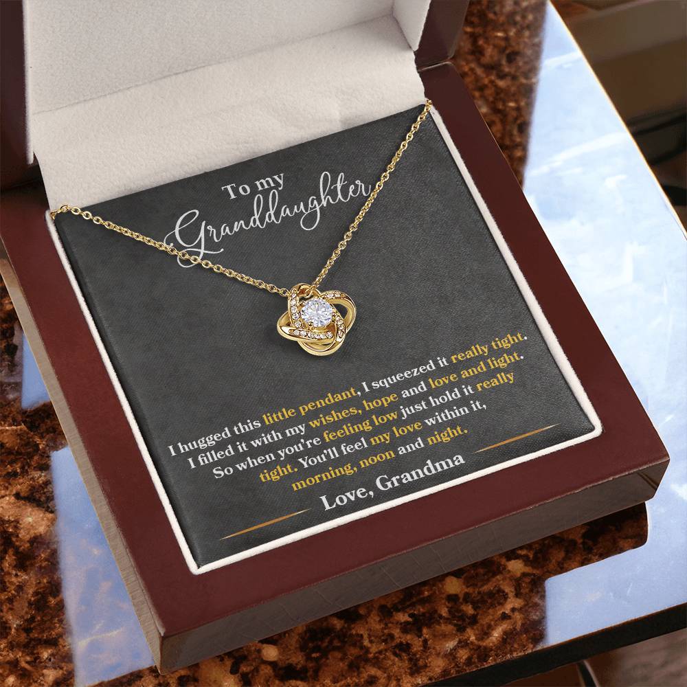 Granddaughter - I Hugged This Little Pendant