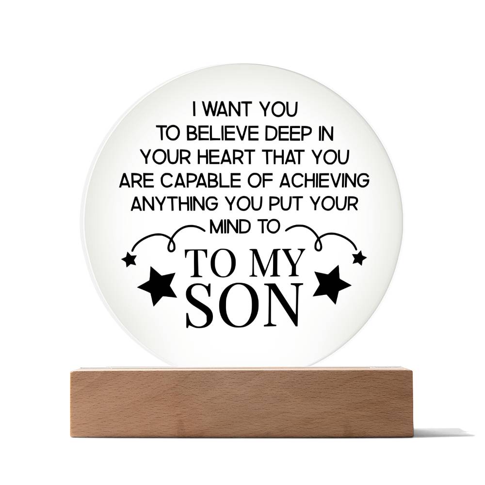 To My Son - I Want You To Believe