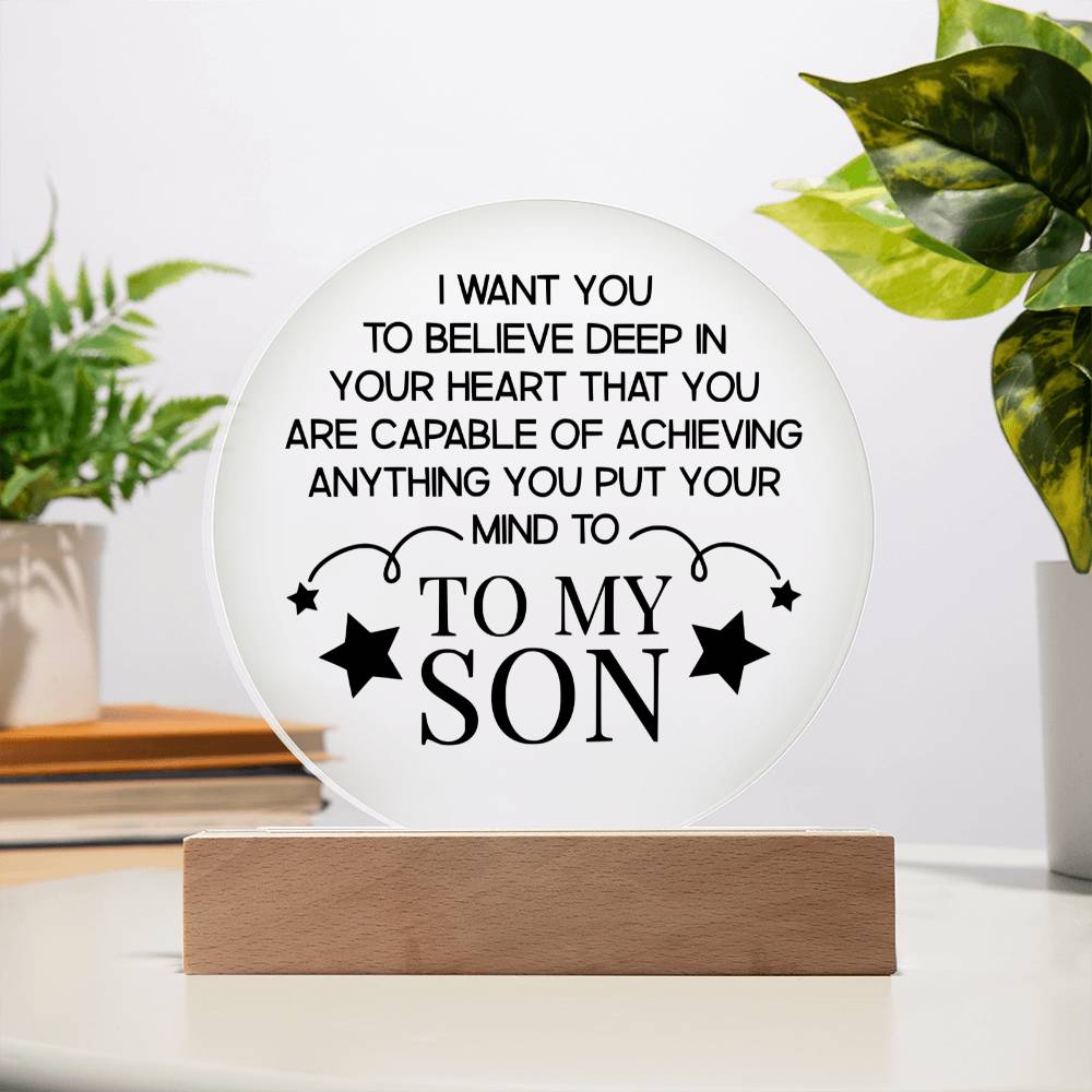 To My Son - I Want You To Believe