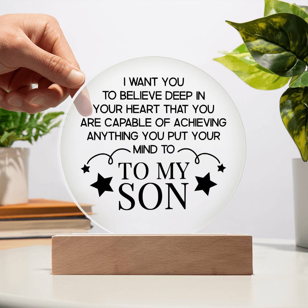 To My Son - I Want You To Believe