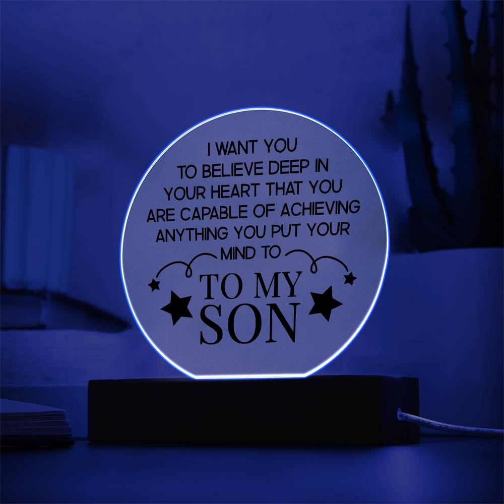To My Son - I Want You To Believe