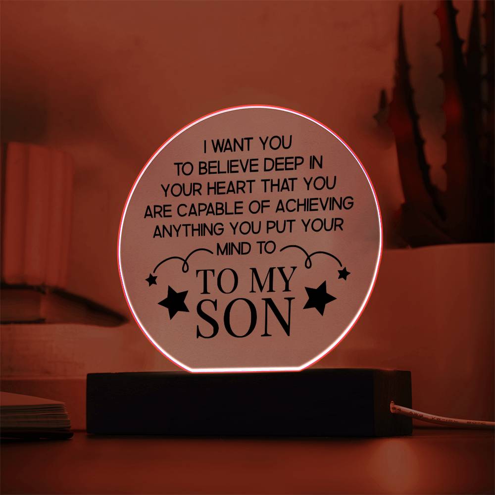 To My Son - I Want You To Believe