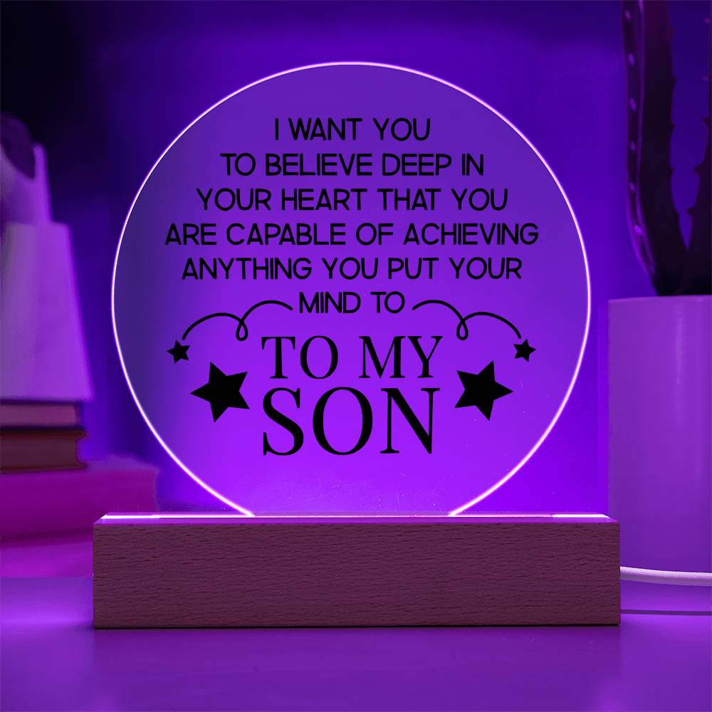 To My Son - I Want You To Believe