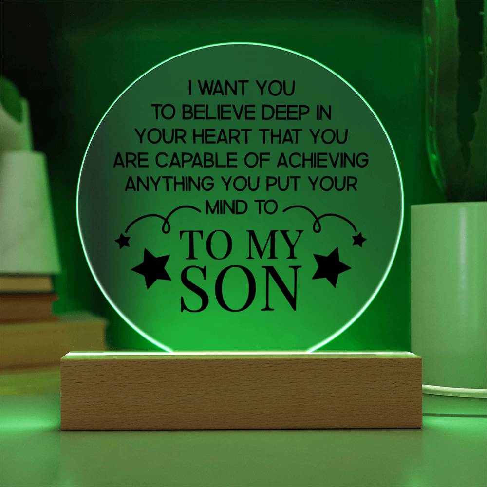 To My Son - I Want You To Believe