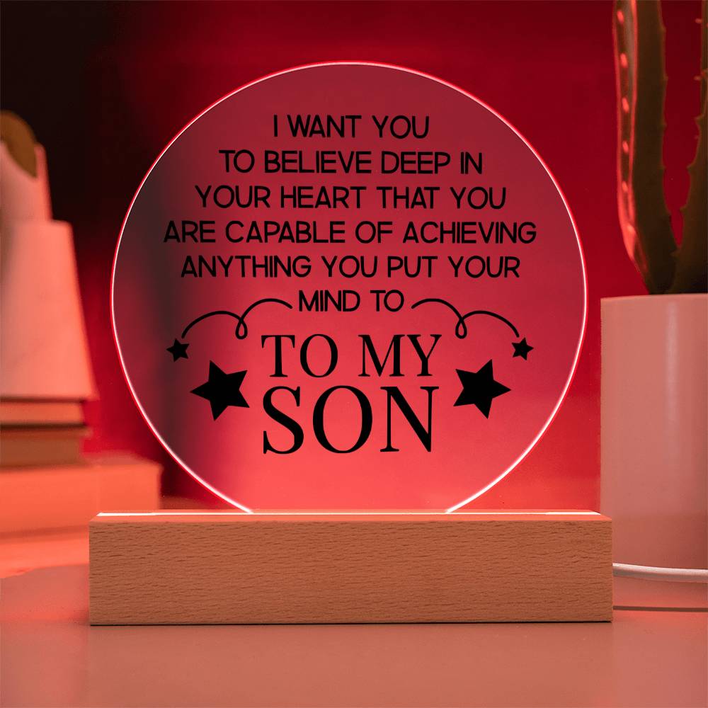 To My Son - I Want You To Believe