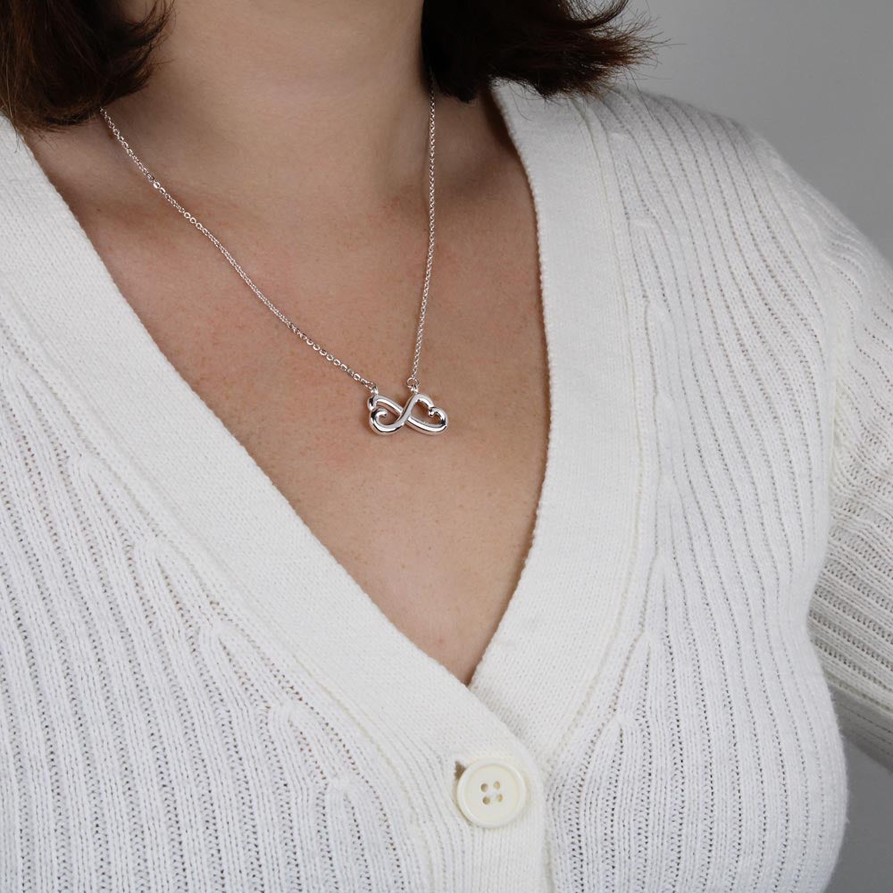 Granddaughter - I Hugged This Little Necklace