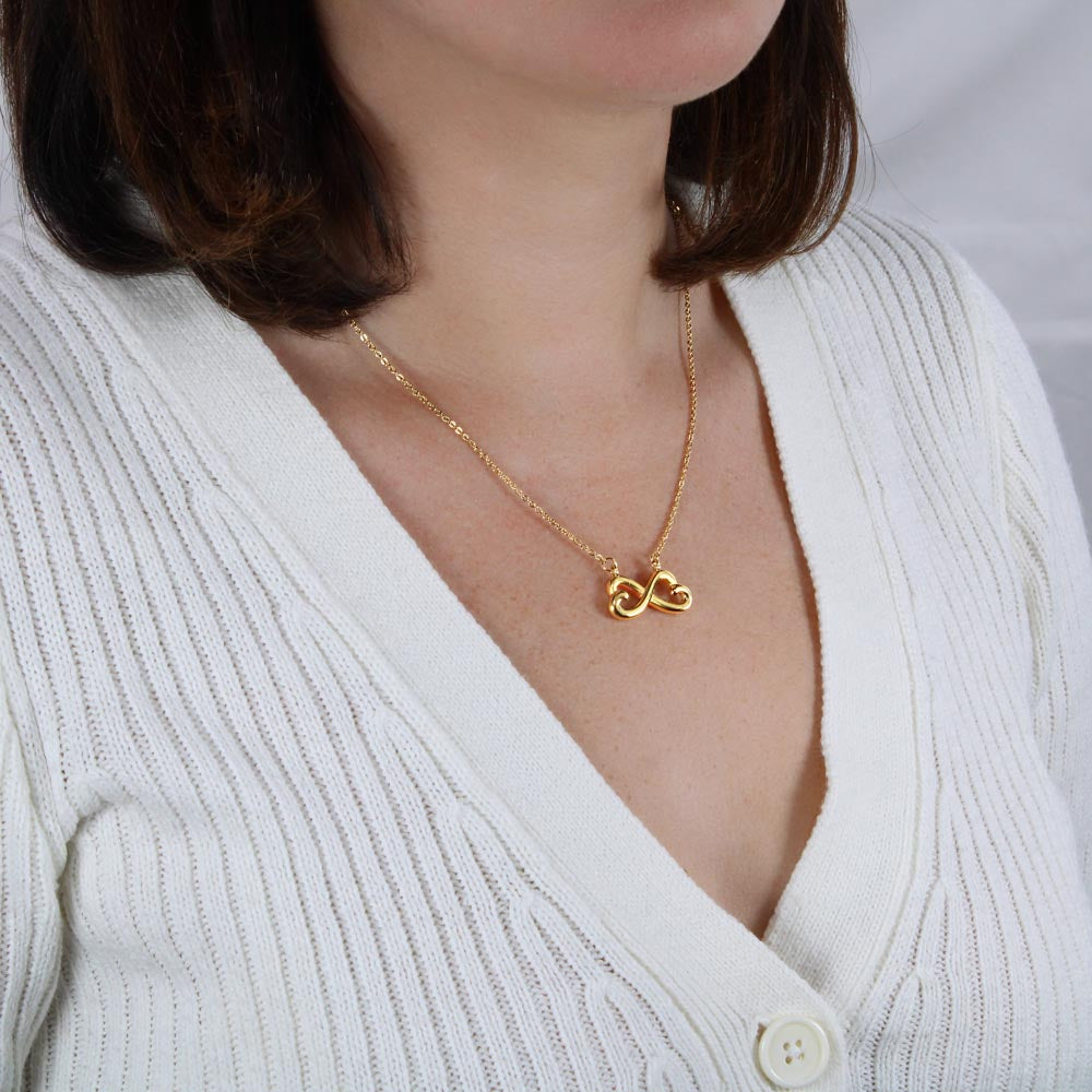 Granddaughter - I Hugged This Little Necklace