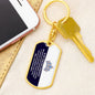 Jewelry gifts Daughter - My Daughter - Dog Tag With Swivel Keychain - Belesmé - Memorable Jewelry Gifts