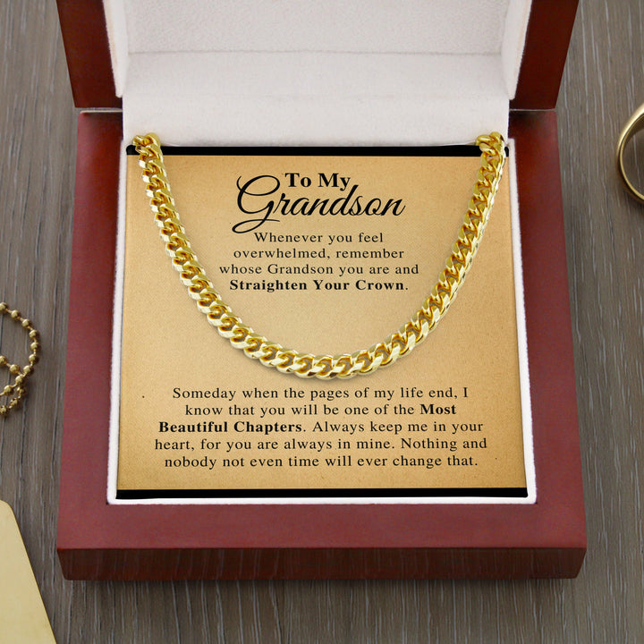 Jewelry gifts Grandson - The Best - Cuban Link Chain - Belesmé - Memorable Jewelry Gifts