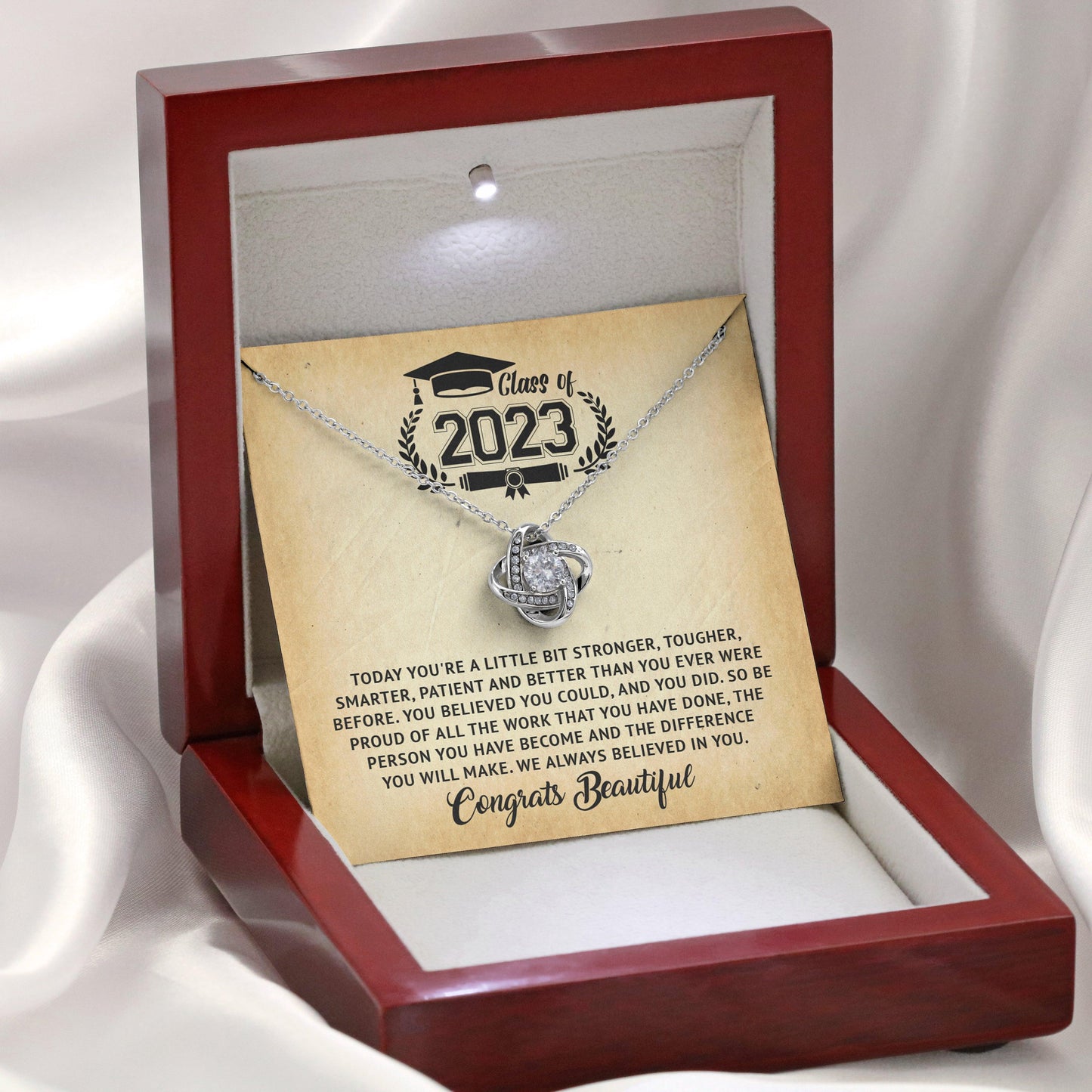 Jewelry gifts Class Of 2023 - Believed In You - Necklace - Belesmé - Memorable Jewelry Gifts
