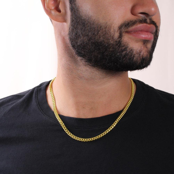 Jewelry gifts Daddy - Your Heart - Cuban Link Chain - Belesmé - Memorable Jewelry Gifts