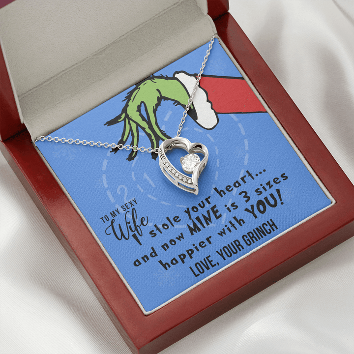 Jewelry gifts To My Sexy Wife, I Stole Your Heart, Heart Pendant Necklace - Belesmé - Memorable Jewelry Gifts