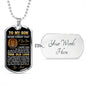 Son - Proud Of You - Military Necklace