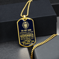 Son - My Wonderful Son - Dog Tag - Military Ball Chain