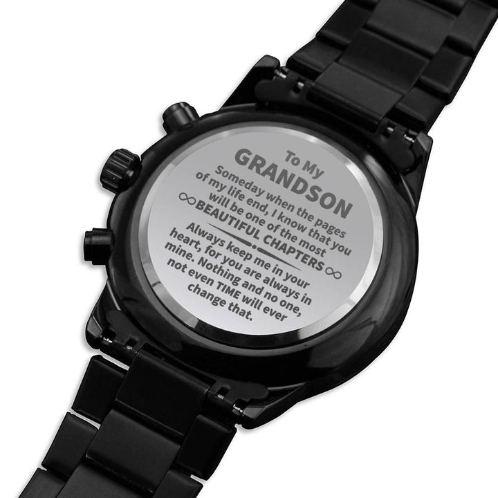 Jewelry gifts Grandson - Beautiful Chapters - Chronograph Watch - Belesmé - Memorable Jewelry Gifts