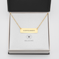 Horizontal Roman Numerals - Necklace