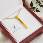 Two Sided Vertical - Necklace