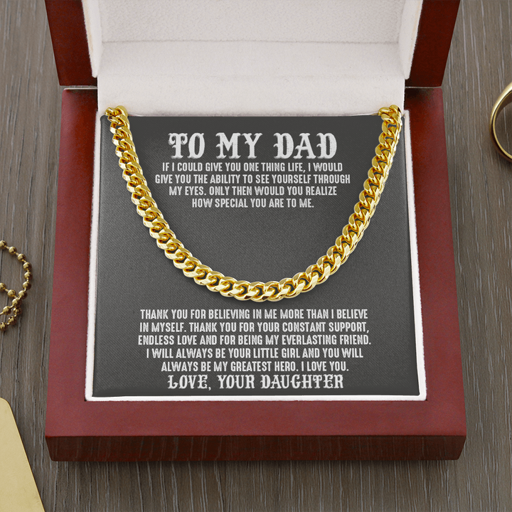 Dad - Always Strong - Cuban Link Chain