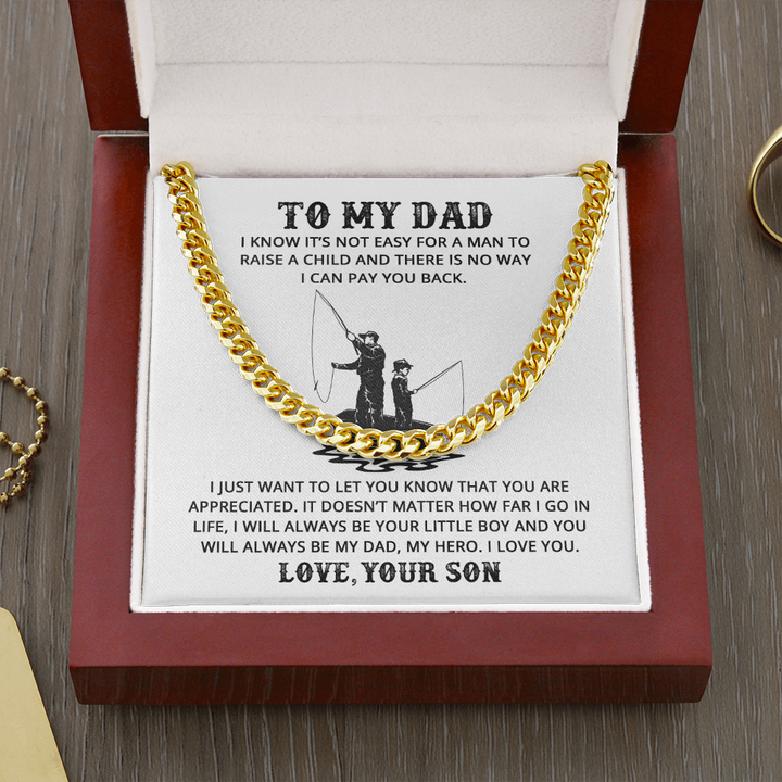 Dad - Learn from You - Cuban Link Chain