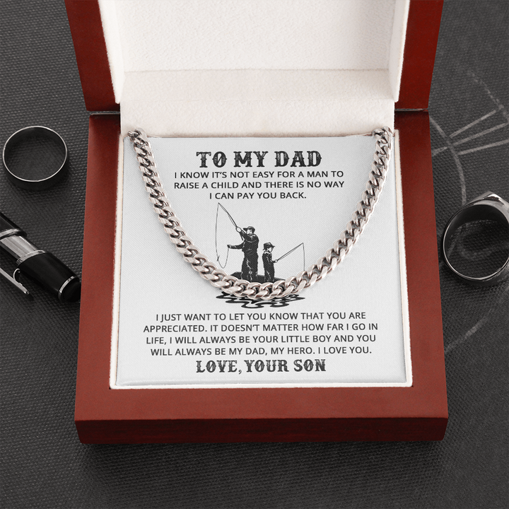 Dad - Learn from You - Cuban Link Chain