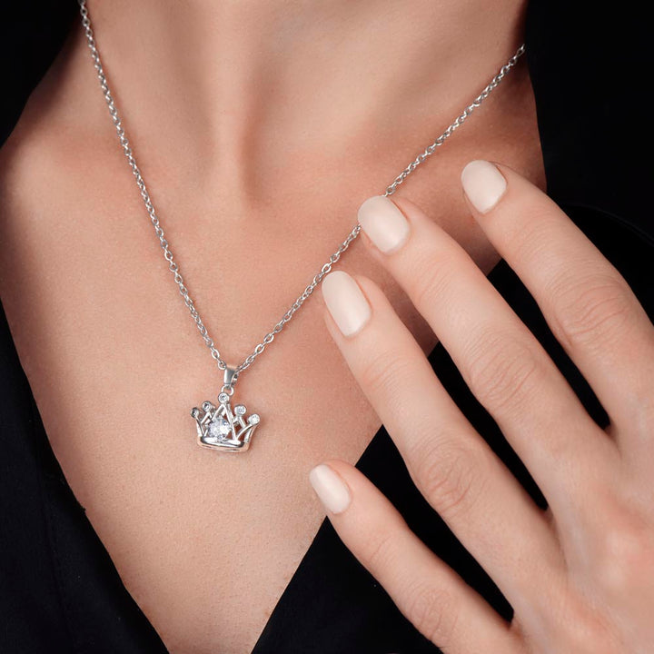 Daughter - Smart & Strong - Crown Necklace