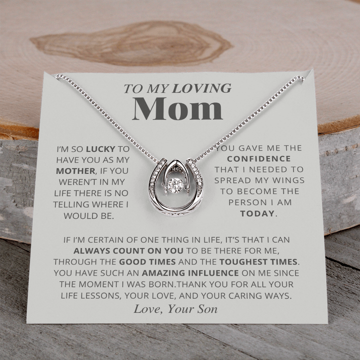 Mom - Count On You - Love Necklace