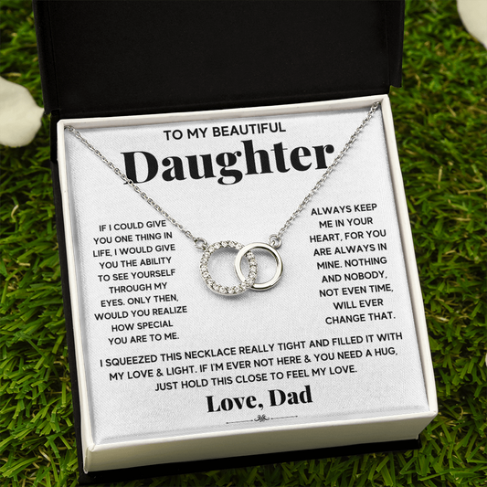 [ALMOST GONE] Eternal Love  - Daughter Perfect Pair Necklace