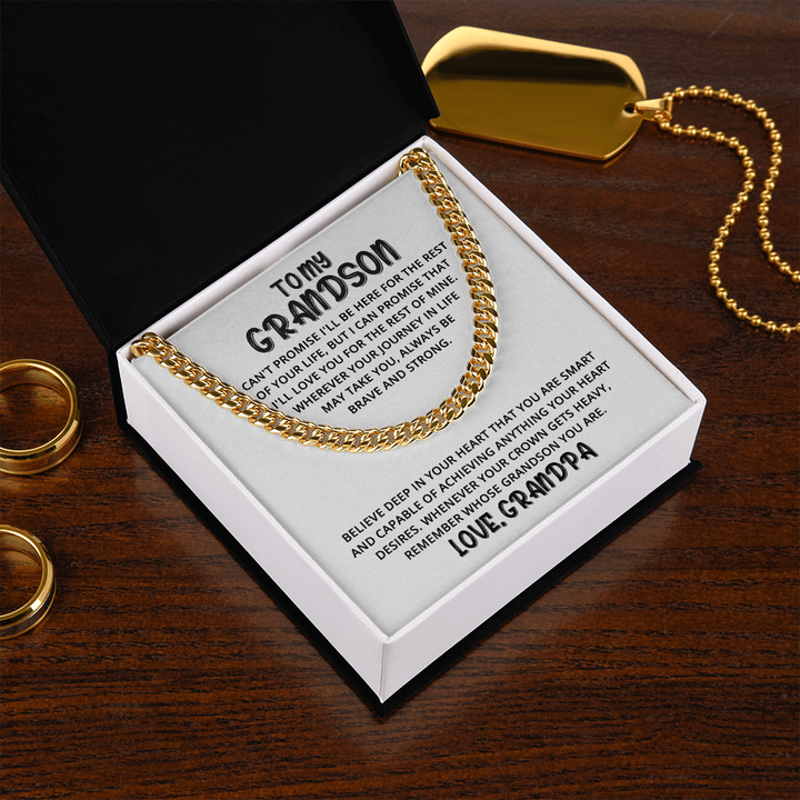 Grandson - Piece Of Heart - Cuban Link Chain