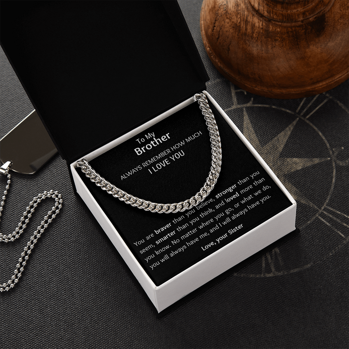 Brother - Love You - Cuban Link Chain