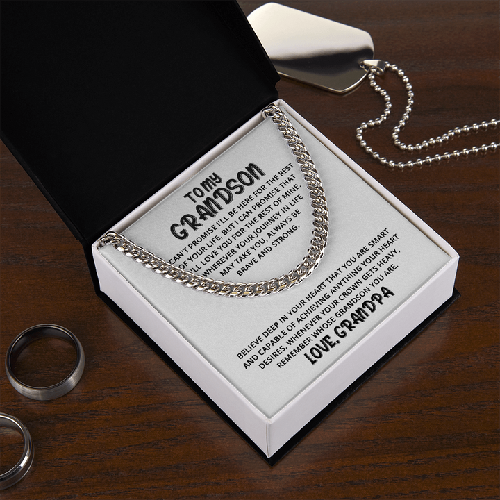 Grandson - Piece Of Heart - Cuban Link Chain