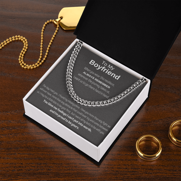 Boyfriend - Hand in Hand - Cuban Link Chain