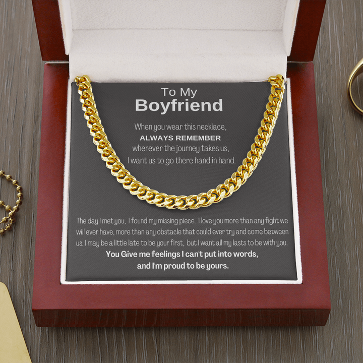 Boyfriend - Hand in Hand - Cuban Link Chain