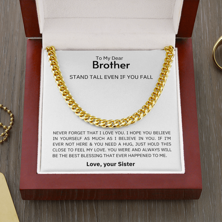 Brother - Believe - Cuban Link Chain