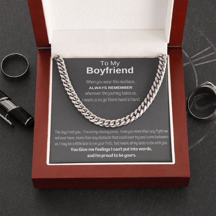 Boyfriend - Hand in Hand - Cuban Link Chain