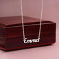 Name necklace birthday gifts for daughter from dad daughter jewelry daddy and daughter gifts happy birthday daughter necklace for women
