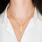Two Sided Vertical - Necklace