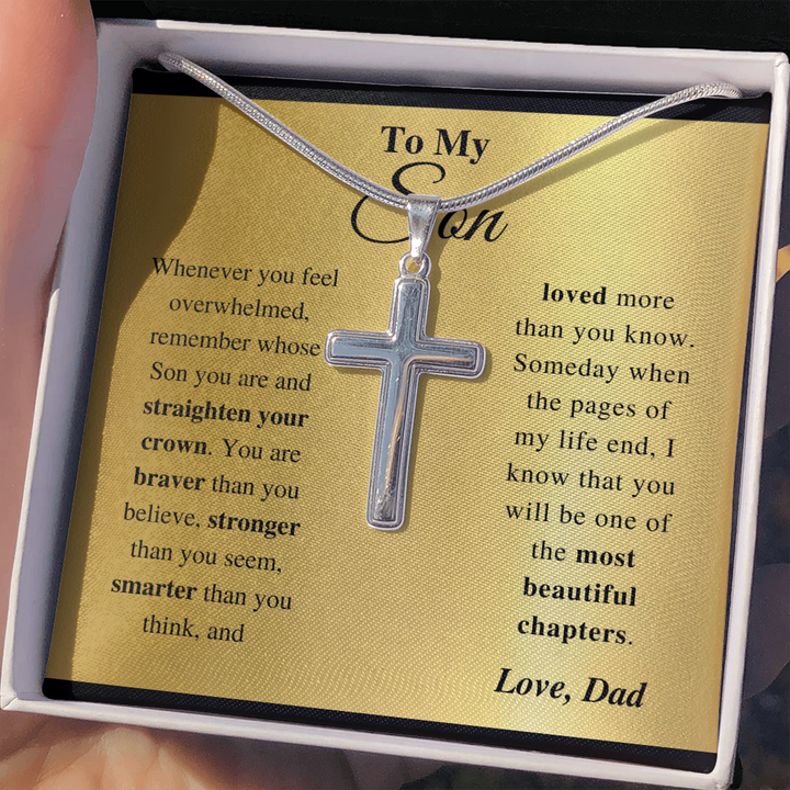 Son - Pages Of My Life - Cross Gift Necklase