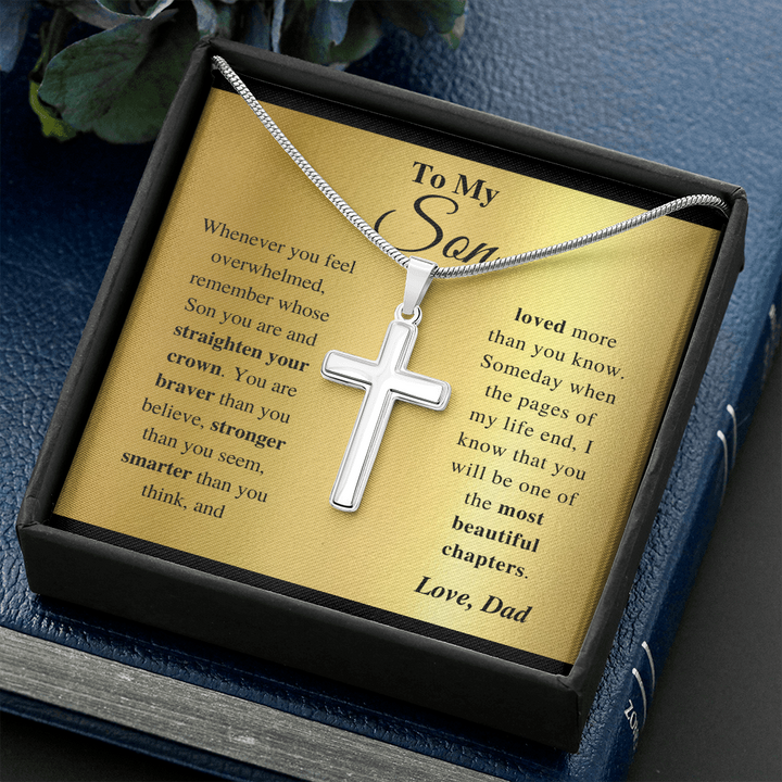 Son - Pages Of My Life - Cross Gift Necklase