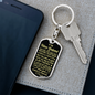 Future Husband - Fate - Dog Tag With Swivel Keychain