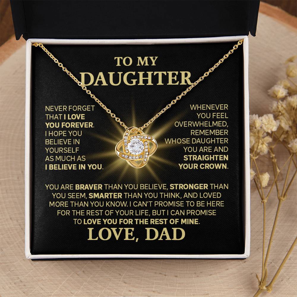 [Almost Sold Out] Daughter - My Promise - Love Knot Necklace