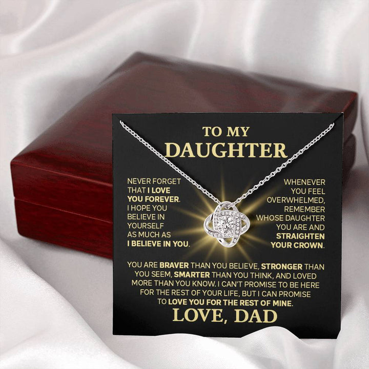 [Almost Sold Out] Daughter - My Promise - Love Knot Necklace