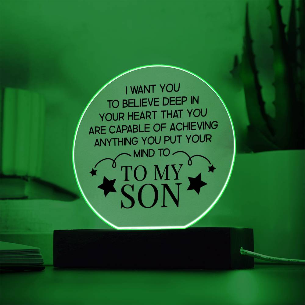 To My Son - I Want You To Believe