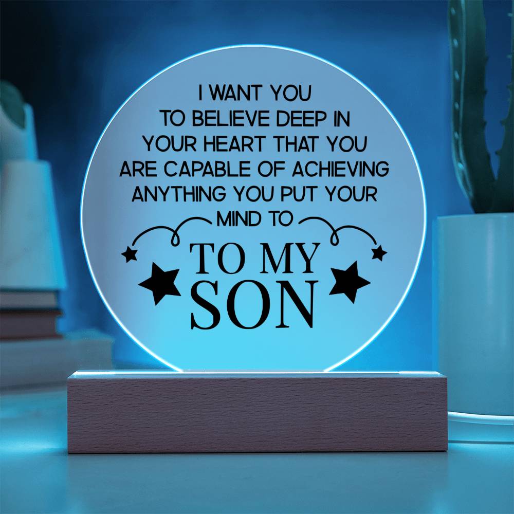 To My Son - I Want You To Believe